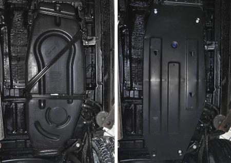 Защита топливного бака для Changan CS75 АКПП (2015-2025) № 111.8906.1