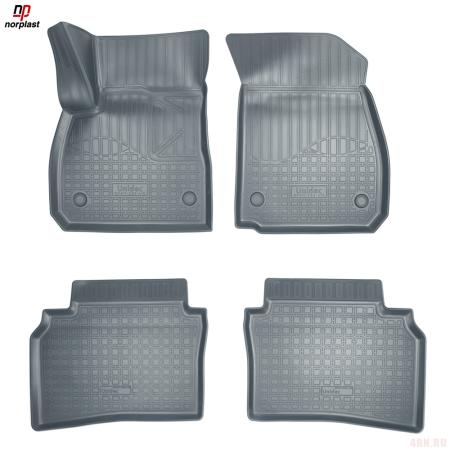 Коврики салона 3D для Opel Insignia B (2017-2022) серые № NPA11-C63-410-G