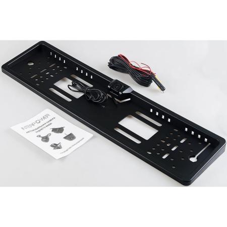 Видеокамера заднего вида IP-616 IR (рамка под номерной знак),инфракрасная подсветка INTERPOWER IP-616 IR