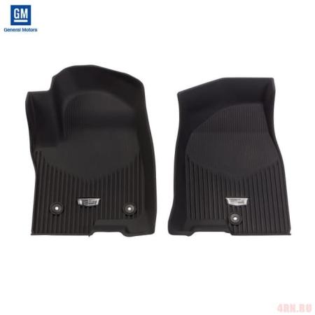 Коврики салона передние Премиум с высокой кромкой оригинальные для Cadillac Escalade (2020-2025) № 84700121