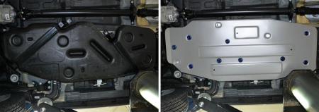 Защита топливного бака для Geely Atlas (2018-2021) № 333.1915.1