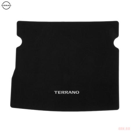 Коврик багажника текстильный оригинальный для Nissan Terrano 2WD (2014-2022) № KR840 79001