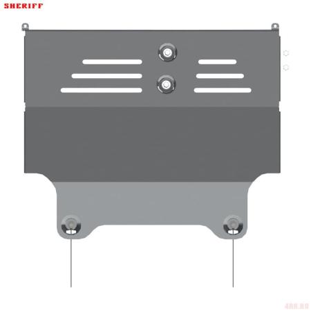 Защита картера и КПП для Lifan X70 (2018-2020) № 28.3801