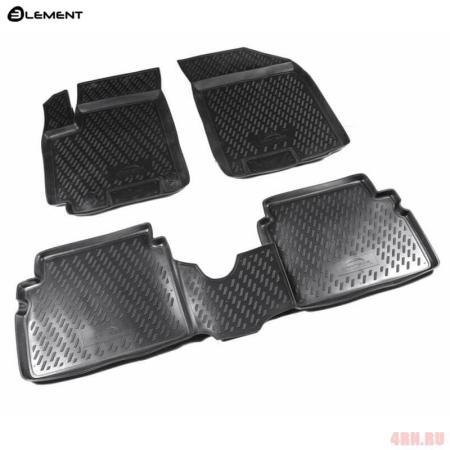 Коврики салона Element для Chevrolet Aveo (2004-2012) № CARCHV00013