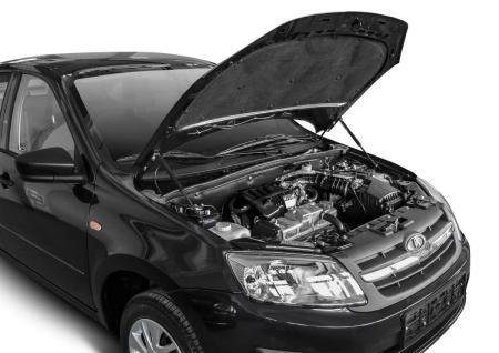 упоры капота для lada (ваз) granta (2011-2018)/kalina (2013-2018) 2 шт. № ulakal/gra012