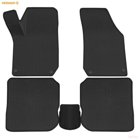 Коврики салона 3D EVA Ромб для Volkswagen Bora (2018-2025) с черным кантом № 9235005001