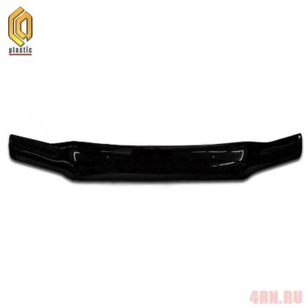 Дефлектор капота CA Plastic Classic черный для Mitsubishi Pajero 3 (1998-2007) № 2010010102807