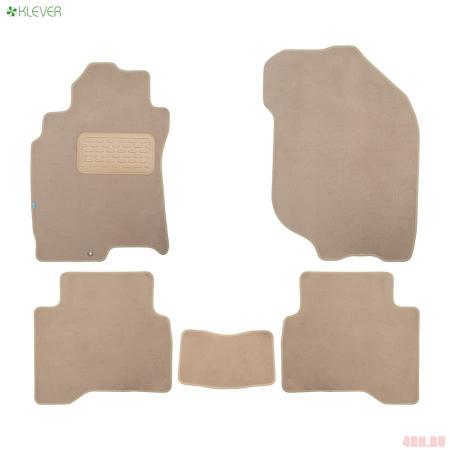 Коврики в салон Klever Premium для Nissan X-Trail (T30) (2001-2007) бежевые № KLEVER04361322112kh