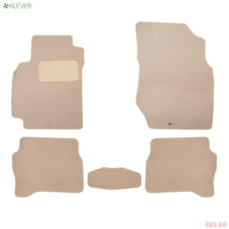 Коврики в салон Klever Premium для Nissan Almera Classic седан (2006-2013) бежевые № KLEVER04361622112kh