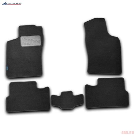 Коврики салона текстильные для Daewoo Nexia (2008-2016) 5 шт. № NLT.11.09.11.110kh