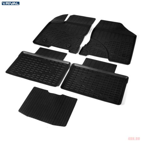 Коврики салона Rival литьевые для Lada (ВАЗ) Vesta (2015-2025) № 66002002