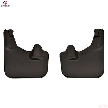 Брызговики передние для Cadillac Escalade (2020-2025) (автоматическая подножка) № NPL-Br-10-37F-1