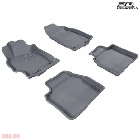 Коврики салона Sotra Liner 3D VIP серые для Mazda 6 (2008-2012) № ST 73-00013