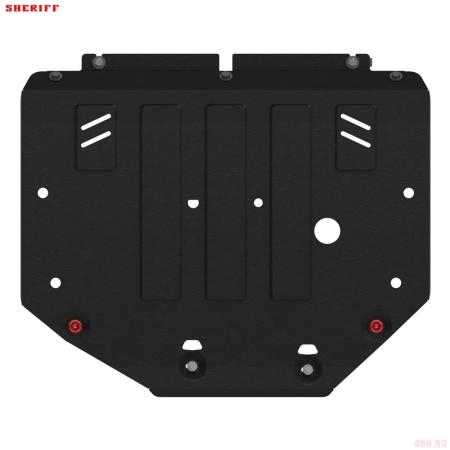 Защита картера и КПП для Chery Tiggo 8 (2020-2025) № 28.4598