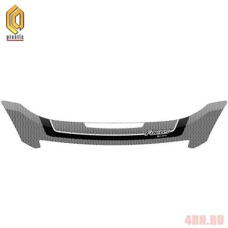 Дефлектор капота серия "Art" серебро для Ford Focus 2 седан, хэтчбэк (2008-2011) № 2010012702722