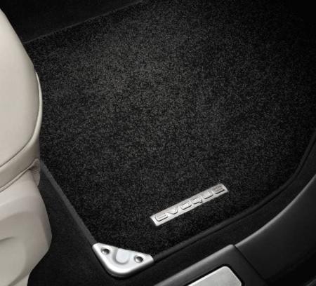 Коврики салона оригинальные Ebony (с логотипом) для Land Rover Evoque кабриолет (2012-2018) № VPLVS0313PVJ