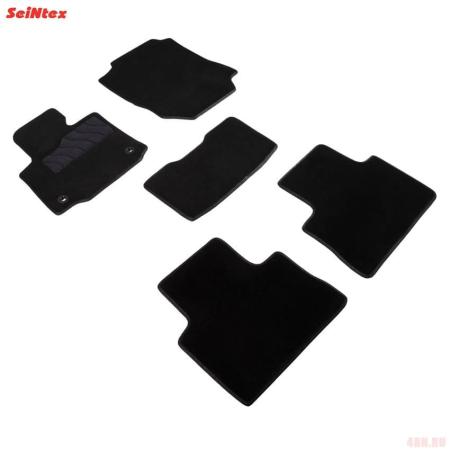 Коврики салона Lux текстильные для Toyota RAV4 (XA50) (2019-2025) МКПП № 93050