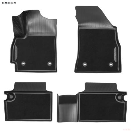 Коврики салона комбинированные оригинальные для Omoda C5 (2022-2025) № NPCM002CCO01