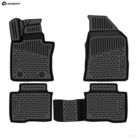 Коврики салона 3D для KGM Torres (2023-2025) № ELEMENT3DA70947213k