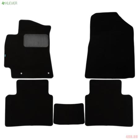 Коврики салона Klever текстильные Premium для Kia Cerato седан (2018-2025) 5 шт. № KVR03.025.061.22110kh