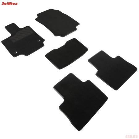 Коврики салона Lux текстильные для Toyota RAV4 (XA50) (2019-2025) АКПП № 92711