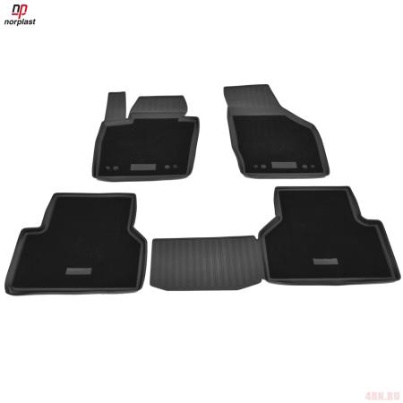 Коврики салона комбинированные для Audi Q3 (2011-2018) № NPA11-C05-600-CM