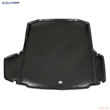 Коврик багажника для Skoda Octavia A7 (2013-2020) c карманами № B1304