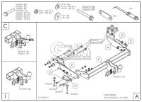 Фаркоп Galia для Ford Transit (2013-2024) № F125A