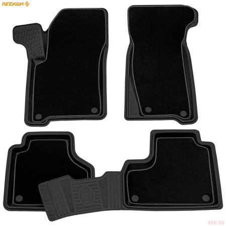 Коврики салона Rezkon Transformer резиновые для Chevrolet Niva (2123) (2002-2009) № 3039040100