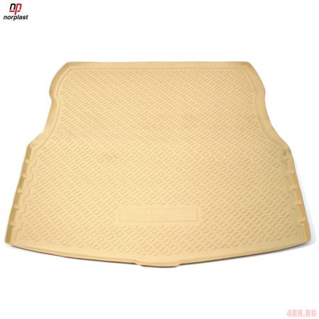 Коврик в багажник Norplast бежевый для Nissan Almera G11 седан (2013-2018) № NPA00-T61-020-B