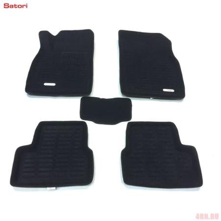 Коврики салона Satori Liner 3D Basic текстильные для Chevrolet Cruze седан (2009-2012) № SI 08-00131