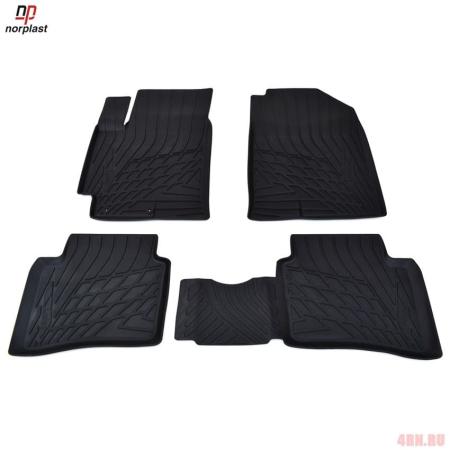 Коврики салона Norplast для Kia Rio (2017-2023) № NP11-LdC-43-504