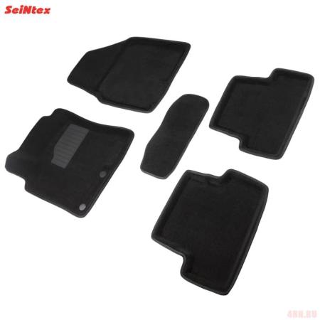 Коврики салона 3D текстильные для Nissan Qashqai (2007-2014) № 71690