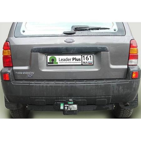 Фаркоп Лидер Плюс усиленный с кованым фланцевым шаром для Ford Maverick (2004-2007) № F114-F