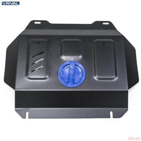 Защита картера и радиатора (без крепежа) для Toyota Fortuner (2017-2025) полный привод, 2-я часть № Z.9502.1