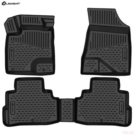 Коврики салона для Nissan Murano (2015-2022) 3 шт. № ELEMENT3DA24698210