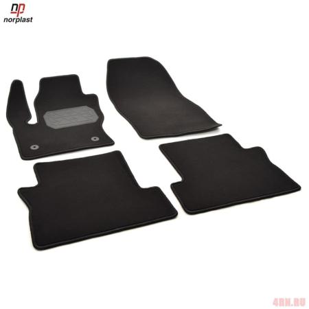 Коврики салона Norplast текстильные для Ford Kuga (2013-2019) № NPA10-Vte-220-400a