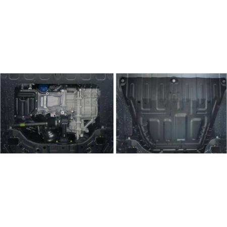 Защита картера и КПП для Hyundai Solaris седан (2017-2022) № 111.02370.1