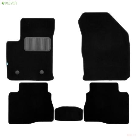 Коврики салона текстильные Premium для Kaiyi E5 (2022-2024) 5 шт. № KLEVER0312400122110kh
