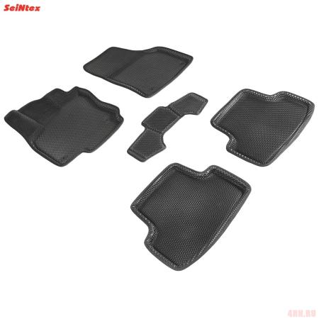 Коврики салона Eva 3D "соты" для Volkswagen Taos (2020-2025) № 95437