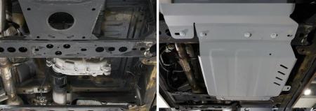 Защита раздаточной коробки для Mercedes X-Class 4WD (2017-2020) № 2333.4167.1.6