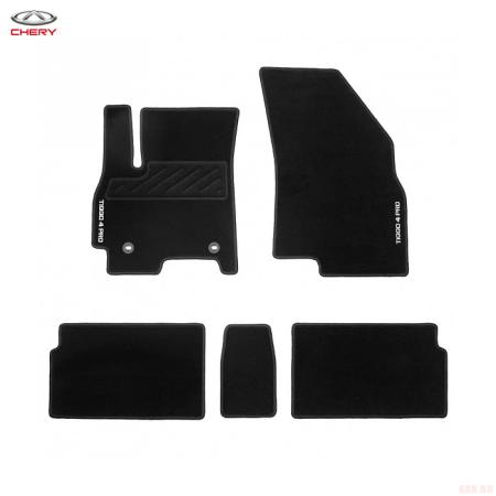 Коврики салона текстильные оригинальные Premium для Chery Tiggo 4 Pro (2020-2025) 5 шт. № NPCM003TCY06