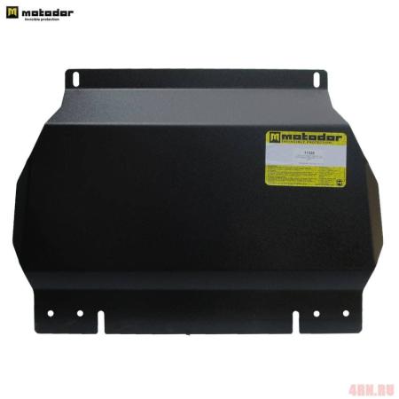 Защита двигателя, переднего дифференциала и КПП для Mitsubishi Pajero Sport 2 (2012-2016) № 11328