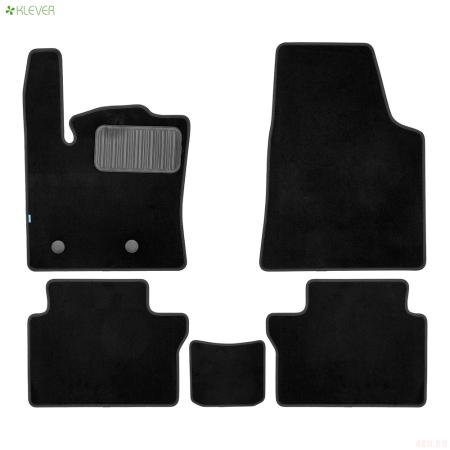 Коврики салона текстильные Premium для FAW Bestune B70 (2020-2024) 5 шт. № KLEVER0506201722110kh