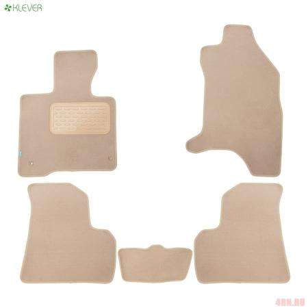 Коврики в салон Klever Premium для Mitsubishi i-MiEV (2011-2015) бежевые № KLEVER04352822112kh