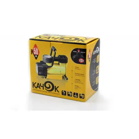 Компрессор автомобильный КАЧОК K-50 LED