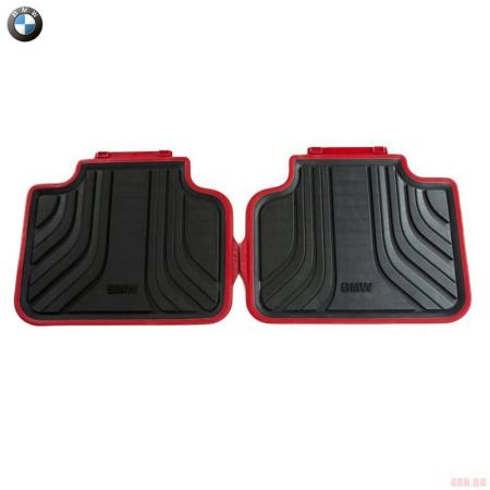 Коврики салона 3D задние оригинальные для BMW 2-Серия (F45) (2014-2020) № 51472287860