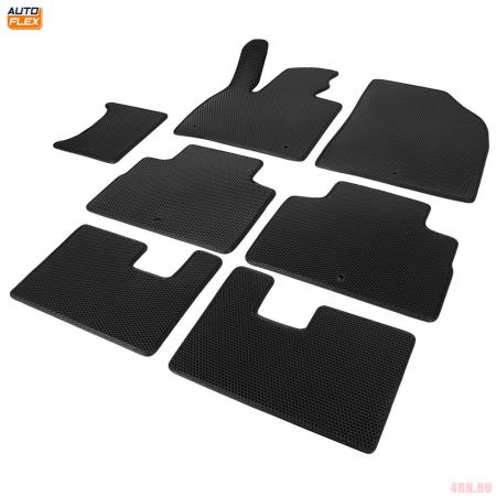 Коврики салона EVA для Hyundai Palisade (2020-2024) 7 мест № 3230701