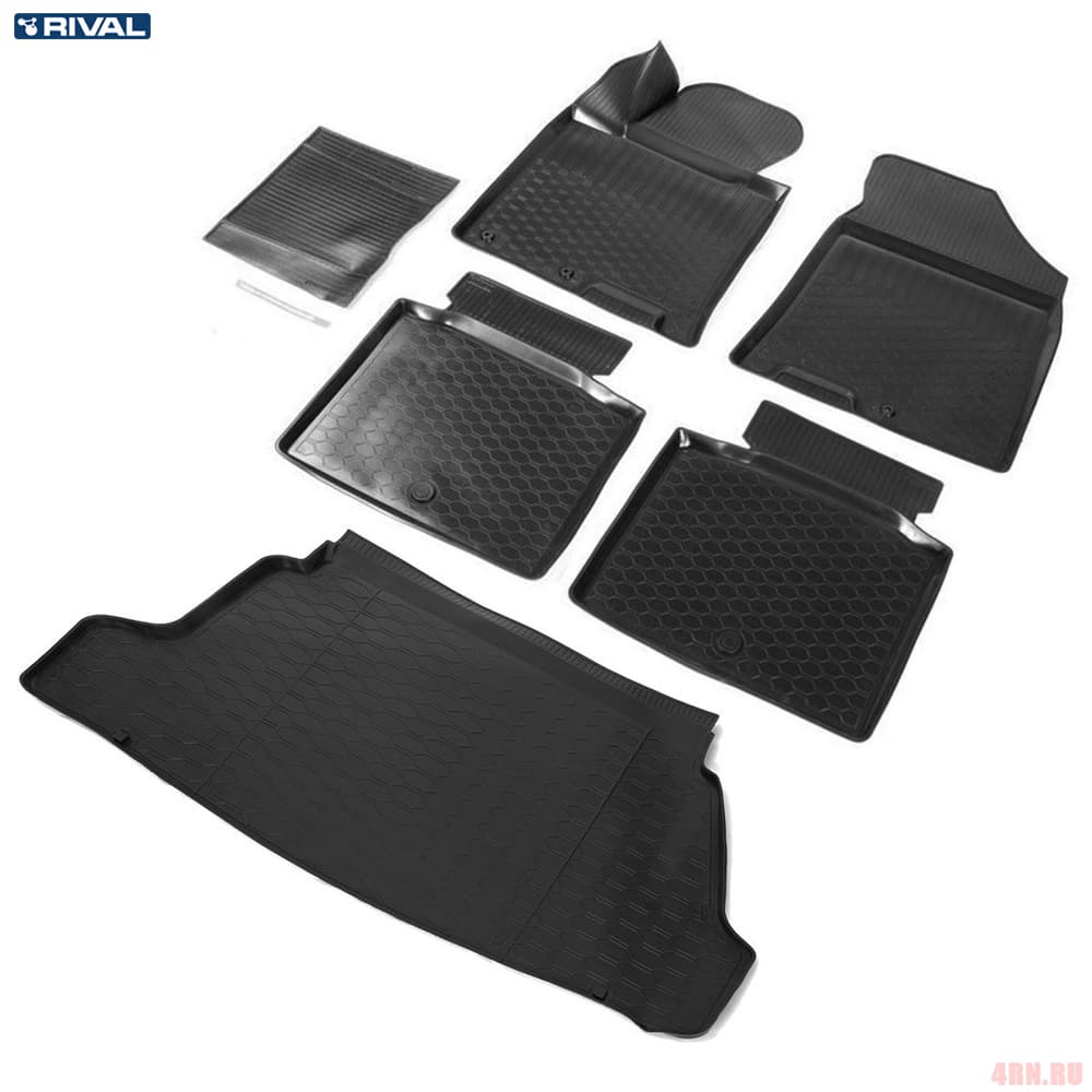Комплект ковриков салона и багажника для Hyundai i40 седан (2011-2017) № K12303002-1