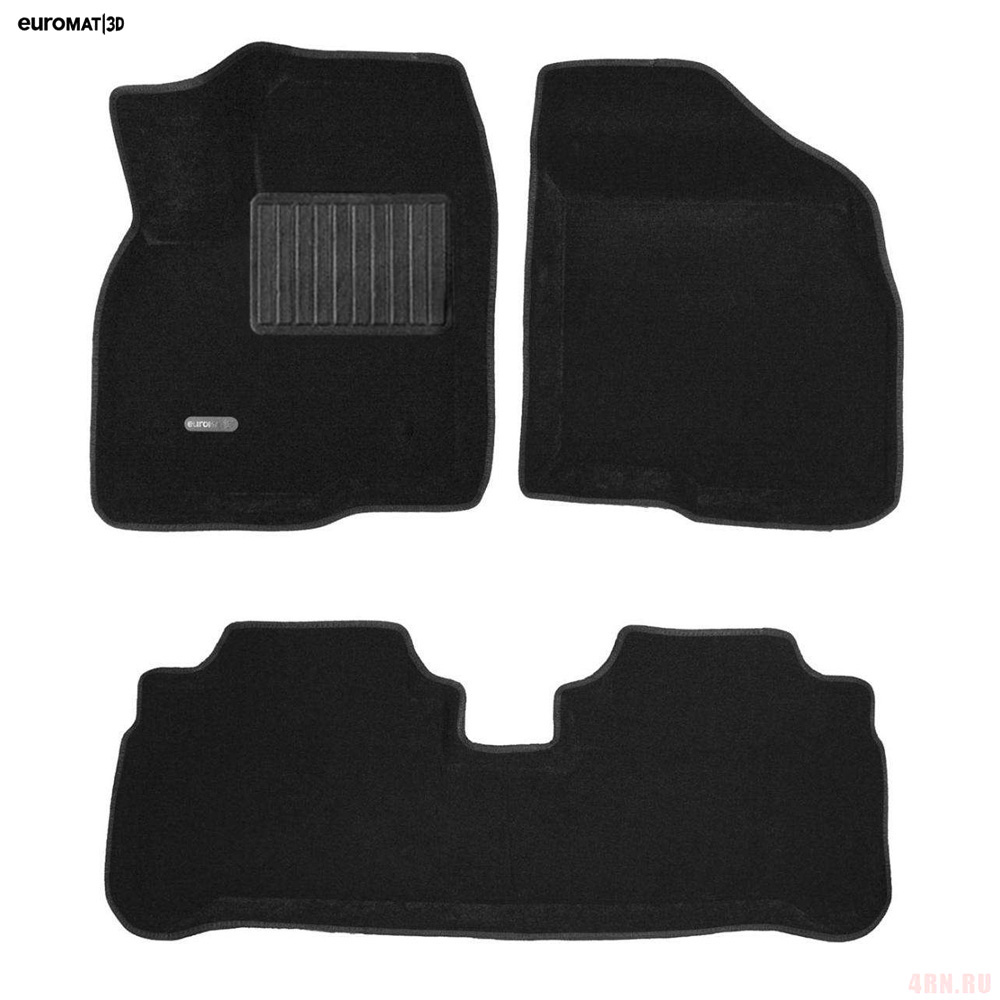 Коврики салона Euromat3D 3D Business текстильные (Euro-standart) для Chevrolet Volt (2015-2019) № EMC3D-001500